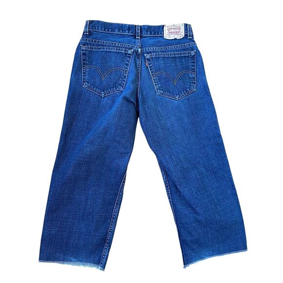 Vintage 2010 Levi’s 550 Cropped Relaxed Fit Jeans - 31x27 - 100% Cotton - Picture 5 of 11